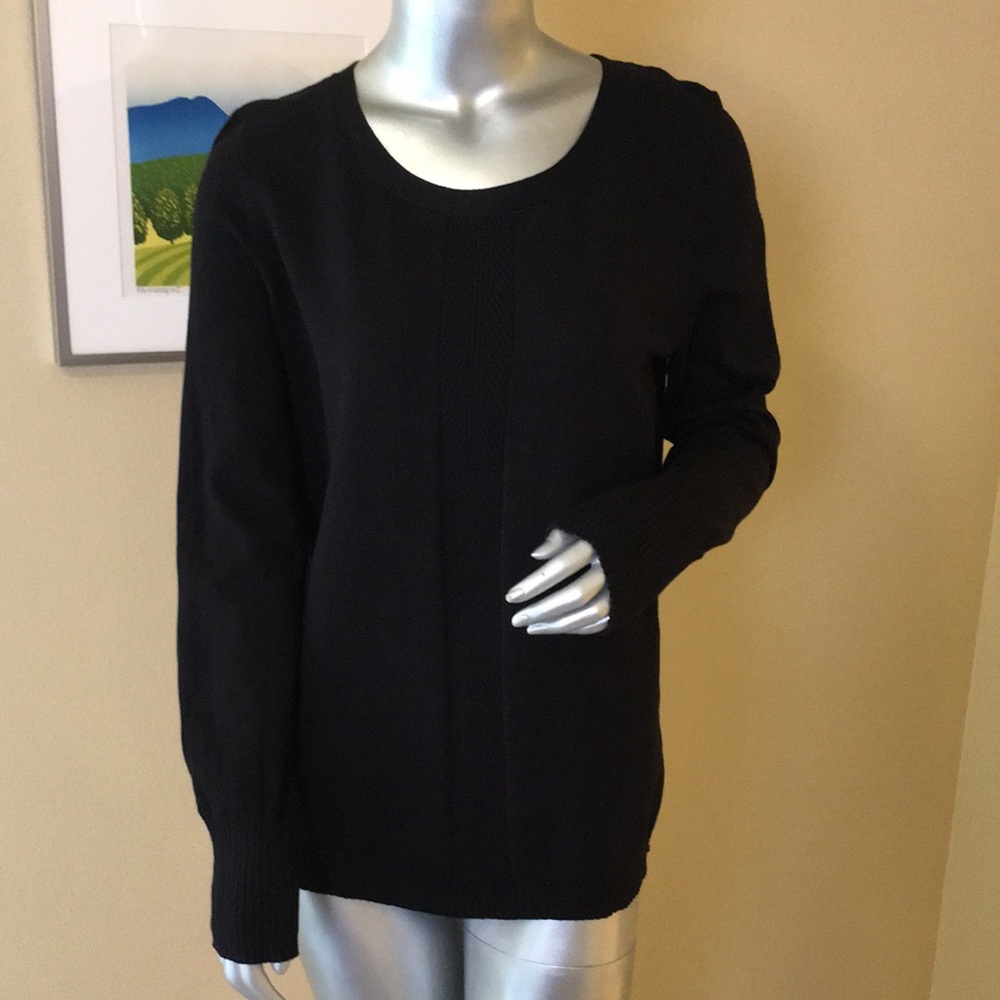 TALBOTS | Solid Black Sweater